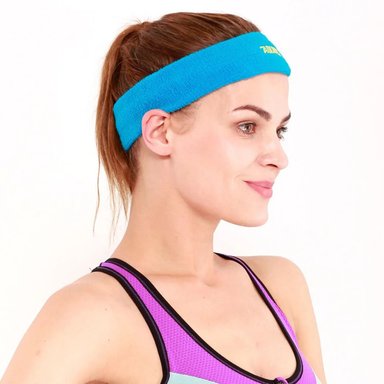 DIADEMA DEPORTIVA AOLIKES A-2108 ABSORBENTE CELESTE