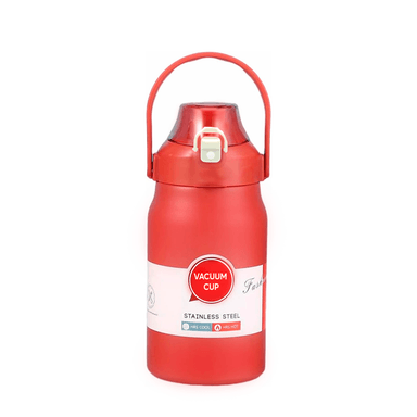 TERMO INSPIRA ACERO INOXIDABLE PAJITA PORTABLE ACABADO MATE ROJO