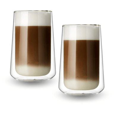 SET DE 2 VASO INSPIRA CORP S ALTO DOBLE PARED DE VIDRIO 350 ML