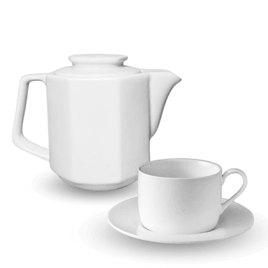 TETERA DE CERÁMICA OCTOGONAL 500 ML