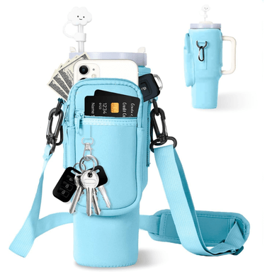 BOLSA DE TRANSPORTE PARA VASO TÉRMICO CON BOLSILLO