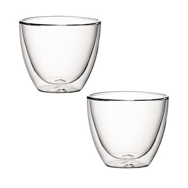 SET DE 2 VASOS DOBLE PARED DE VIDRIO BOROSILICATO 400 ML