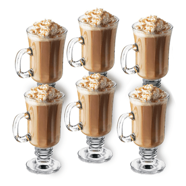 SET 6 COPAS PARA CAPUCCINO O BEBIDAS FRIAS