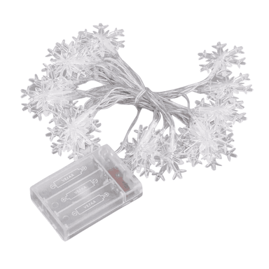 CADENA DE LUCES LED COPO DE NIEVE PARA DECORACIÓN