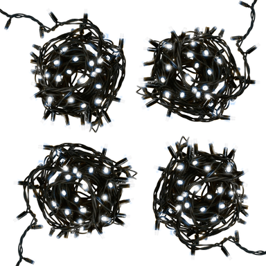 SET DE 4 JUEGOS DE 100 LUCES MUSICAL PARA DECORACIÓN