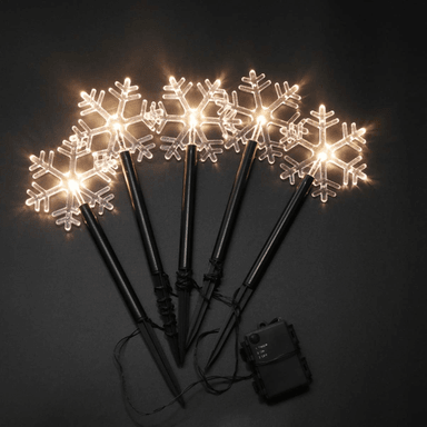 LUCES COPO DE NIEVE IMPERMEABLE PARA JARDÍN DECORACIÓN NAVIDAD - 4