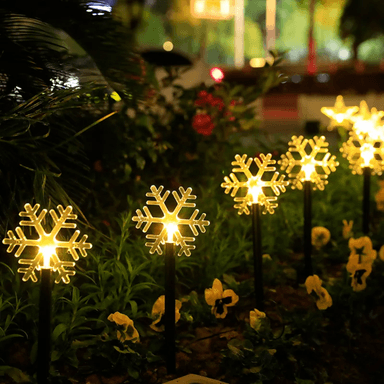 LUCES COPO DE NIEVE IMPERMEABLE PARA JARDÍN DECORACIÓN NAVIDAD - 5