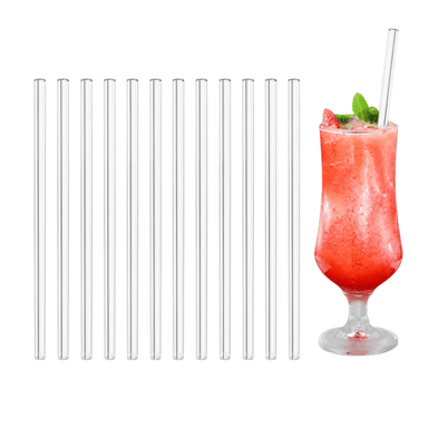 SET DE 12 SORBETES DE VIDRIO