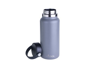 BOTELLA WECOOL 1000ML TÉRMICA ACERO INOXIDABLE GRIS - 3