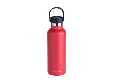 BOTELLA WECOOL 650ML TÉRMICA ACERO INOXIDABLE ROJO