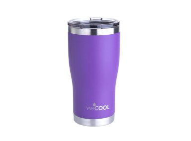 TAZA TERMICA 590 ML ACERO INOXIDABLE MORADO