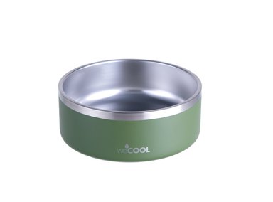 BOWL ACERO INOXIDABLE PERRO DB102 DOG 32OZ- VERDE WECOOL