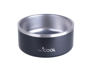 BOWL ACERO INOXIDABLE PERRO DB201 DOG 64OZ- NEGRO WECOOL
