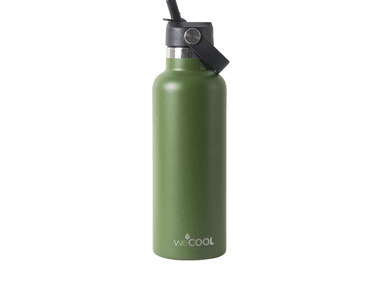 BOTELLA WECOOL 650ML TÉRMICA TAPA CON PICO VERDE
