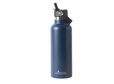 BOTELLA WECOOL 650ML TÉRMICA TAPA CON PICO AZUL
