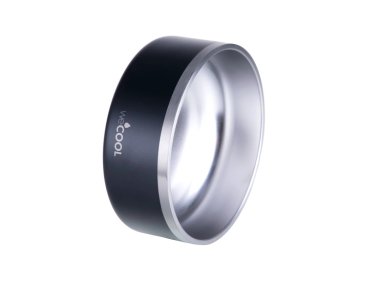 DOG BOWL DE ACERO INOXIDABLE 32OZ- NEGRO - 4