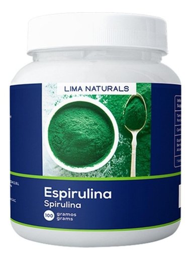 01 POMO LIMA NATURALS ESPIRULINA EN POLVO 100 G