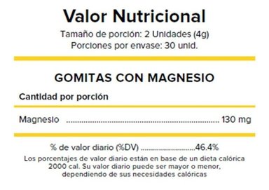 GOMITAS LIMA NATURALS 60 UNIDADES CON MAGNESIO SABOR FRESA PACK 2 - 3