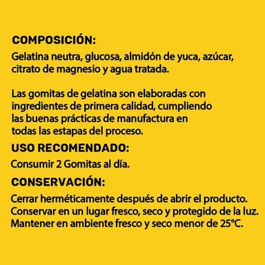 GOMITAS LIMA NATURALS 60 UNIDADES CON MAGNESIO SABOR FRESA PACK 2 - 4