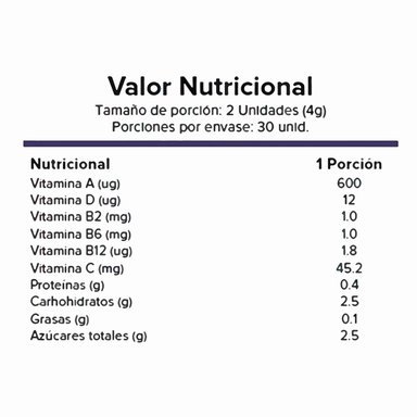 GOMITAS MULTIVITAMÍNICO SABOR FRESA LIMA NATURALS 60 UNIDADES PACK X 2 - 3