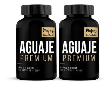 CÁPSULAS MUJER AGUAJE AGUAJE PREMIUM COMPRIMIDOS PACK 02 FRASCOS 100 UNIDADES