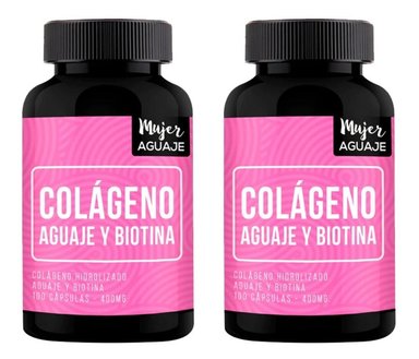 CÁPSULAS LIMA NATURALS COLÁGENO AGUAJE Y BIOTINA COMPRIMIDOS 02 FRASCOS 100 UNIDADES