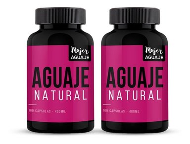02 FRASCOS MUJER AGUAJE NATURAL 100 CÁPSULAS