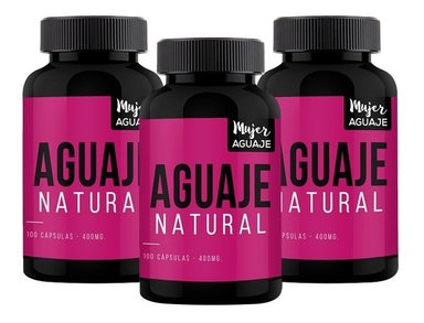 AGUAJE MUJER NATURAL 3 FRASCOS 100 CÁPSULAS