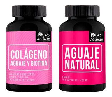 PACK LIMA NATURALS COLÁGENO AGUAJE Y BIOTINA 100 CÁPSULAS + AGUAJE NATURAL 100 CÁPSULAS