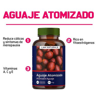 PACK CÁPSULAS LIMA NATURALS CLORURO DE MAGNESIO COMPRIMIDOS 60 UNIDADES + AGUAJE ATOMIZADO 90 UNIDADES - 2