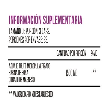 CÁPSULAS MUJER AGUAJE AGUAJE SOYA Y MAGNESIO COMPRIMIDOS 100 UNIDADES PACK 3 - 3