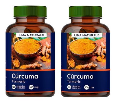 PACK 2 LIMA NATURALS COMPRIMIDOS 100 CÁPSULAS POR FRASCO CURCUMA