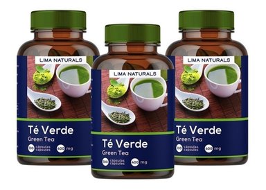 PACK 3 LIMA NATURALS COMPRIMIDOS 100 CÁPSULAS POR FRASCO TÉ VERDE