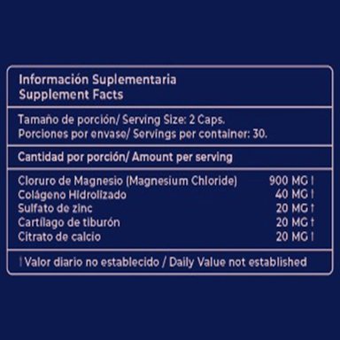 PACK CÁPSULAS LIMA NATURALS CLORURO DE MAGNESIO COMPRIMIDOS 60 UNIDADES + MACA ROJA Y AGUAJE 100 UNIDADES - 4