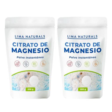 CITRATO DE MAGNESIO LIMA NATURALS POLVO PACK 2 200 G