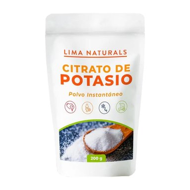 CITRATO DE POTASIO LIMA NATURALS POLVO 1 DOYPACK 200 G
