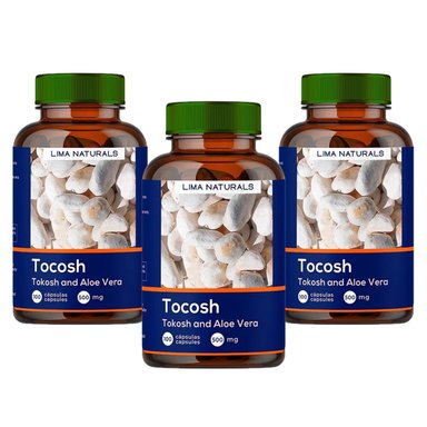 VITAMINA LIMA NATURALS TOCOSH 3 FRASCOS CÁPSULAS BLANDAS 500 MG