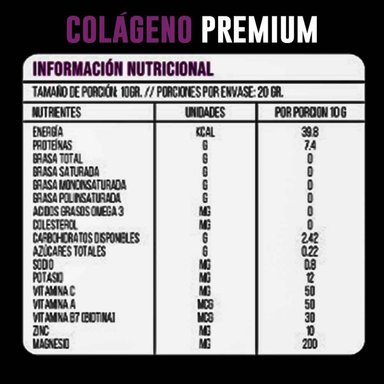 COLÁGENO MUJER AGUAJE HIDROLIZADO SABOR MORA 200 G - 3