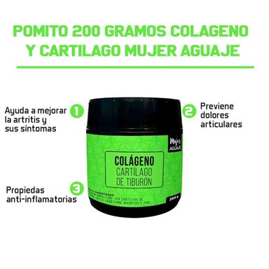 COLÁGENO MUJER AGUAJE Y CARTÍLAGO DE TIBURÓN 200 G - 2