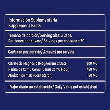 SUPLEMENTO LIMA NATURALS CÁPSULAS DURAS -CITRATO DE MAGNESIO 90 UNIDADES X 3 - 2