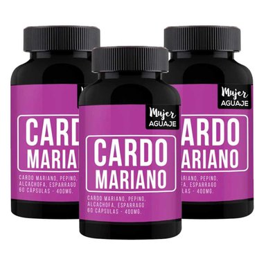 VITAMINA MUJER AGUAJE CARDO MARIANO 400 MG PACK 3