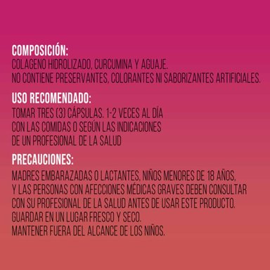 VITAMINA MUJER AGUAJE COLÁGENO CURCUMINA Y AGUAJE 500 MG PACK 2 - 4