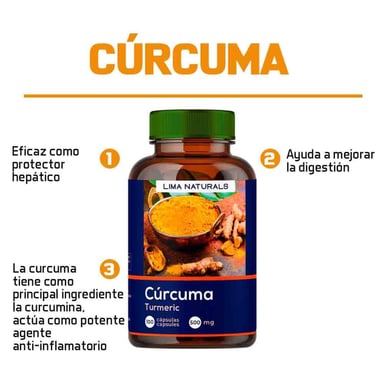 SUPLEMENTO LIMA NATURALS OMEGA POWER 60 CÁPSULAS + CÚRCUMA 100 CÁPSULAS - 3