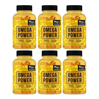 SUPLEMENTO MUJER AGUAJE OMEGA POWER 60 CÁPSULAS BLANDAS PACK X 6