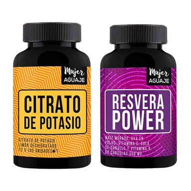 RESVERA POWER + CITRATO DE POTASIO MUJER AGUAJE