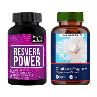 RESVERA POWER + CITRATO DE MAGNESIO LIMA NATURALS