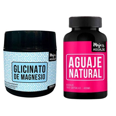 GLICINATO DE MAGNESIO 200 G + AGUAJE NATURAL MUJER AGUAJE