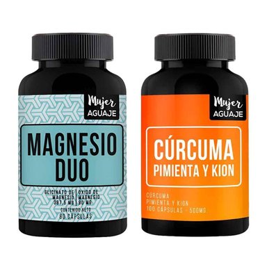 MAGNESIO DUO + CÚRCUMA CÁPSULAS MUJER AGUAJE