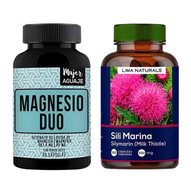 MAGNESIO DUO + SILIMARINA CÁPSULAS LIMA NATURALS