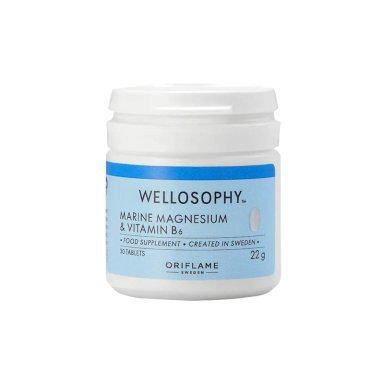 MAGNESIO MARINO Y VITAMINA B6 30 TABLETAS WELLOSOPHY
